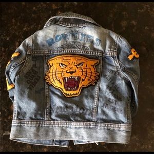 Toddler boys Ralph Lauren Varsity Denim Jacket